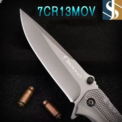 Aukšto kietumo nerūdijančio plieno lauko sulankstomas peilis